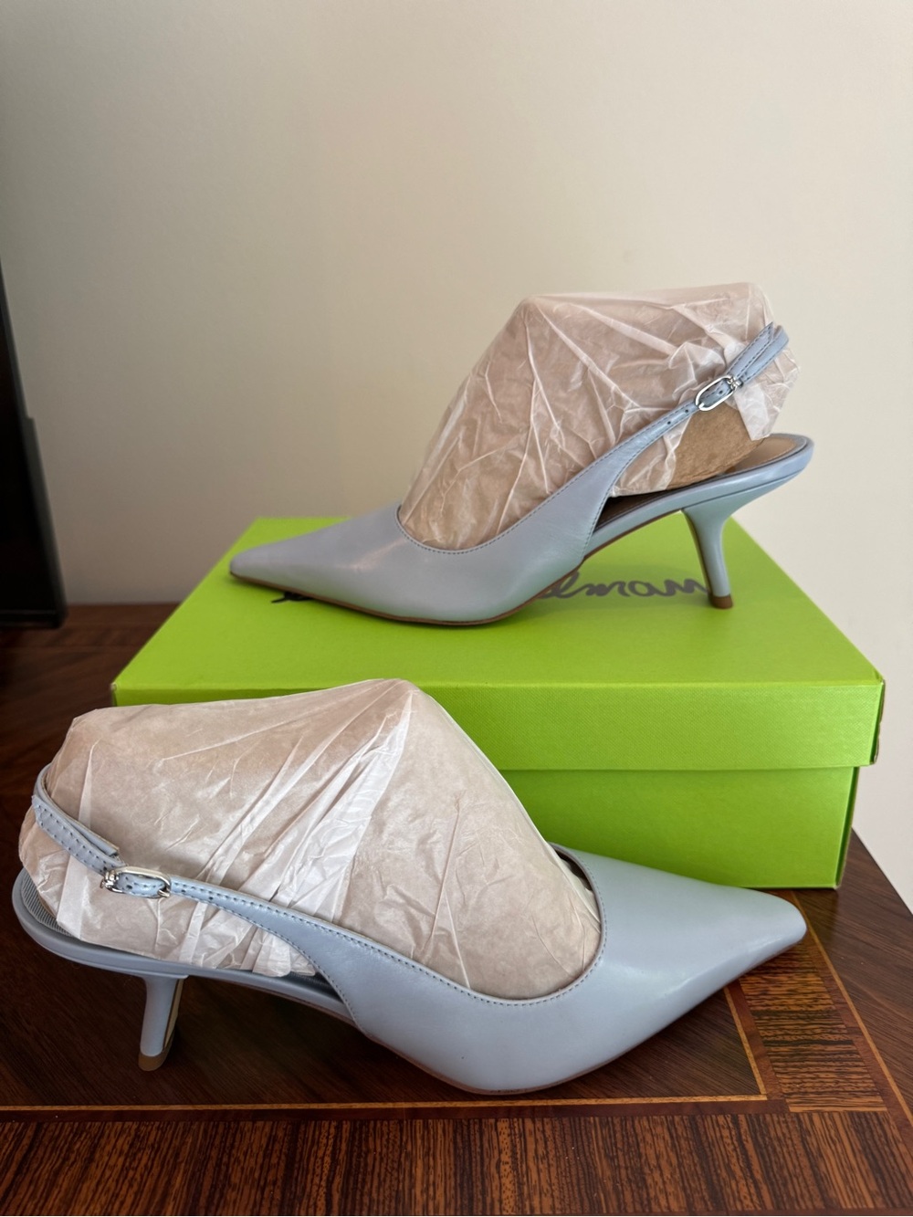 NEW Sam Edelman Bianca Leather Slingback - Picture 4 of 4
